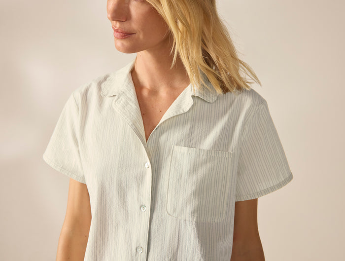 Women's Isla Organic Cotton Short Sleeve Pajama Set