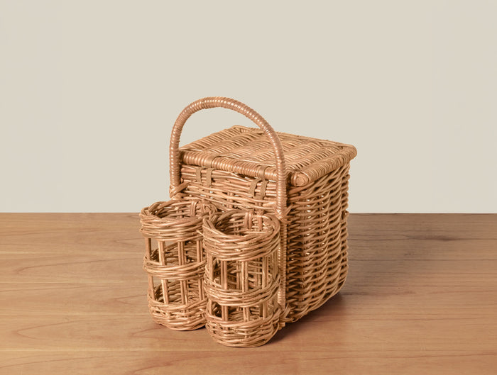 Woven Apéro Wine and Cheese Picnic Basket