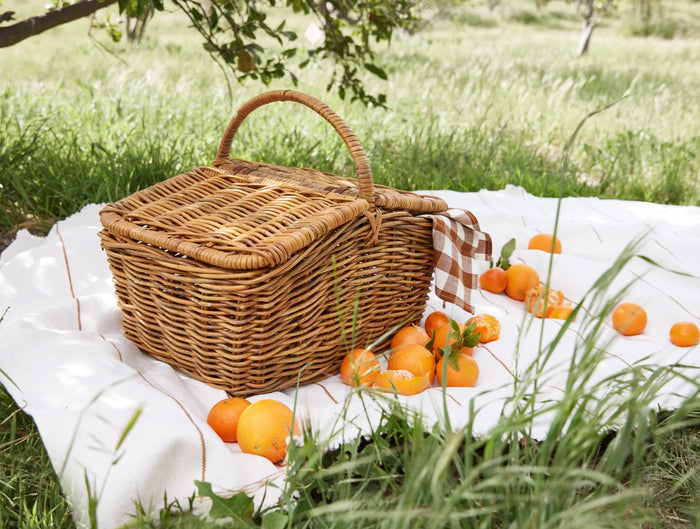 Woven Hudson Woven Picnic Basket