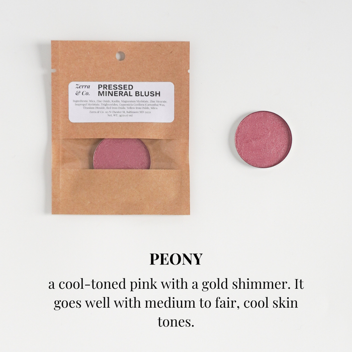 Zerra & Co. Pressed Mineral Blush Refills