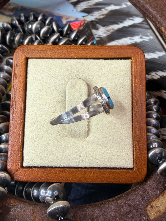 Zuni and Onyx Inlay Ring size 7.5